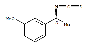 (9ci)-1-[(1s)-1-異硫代氰?；一鵠-3-甲氧基-苯結(jié)構(gòu)式_737000-99-6結(jié)構(gòu)式