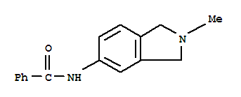 (9ci)-n-(2,3-二氫-2-甲基-1H-異吲哚-5-基)-苯甲酰胺結(jié)構(gòu)式_740733-82-8結(jié)構(gòu)式