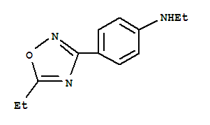 (9ci)-n-乙基-4-(5-乙基-1,2,4-噁二唑-3-基)-苯胺結構式_741187-03-1結構式
