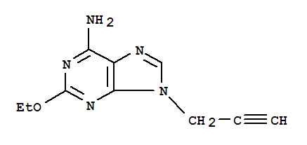 (9ci)-2-乙氧基-9-(2-丙炔)-9H-嘌呤-6-胺結(jié)構(gòu)式_742024-02-8結(jié)構(gòu)式