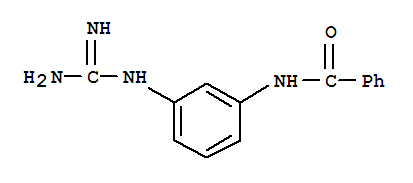 (9ci)-n-[3-[(氨基亞氨基甲基)氨基]苯基]-苯甲酰胺結(jié)構(gòu)式_743375-57-7結(jié)構(gòu)式