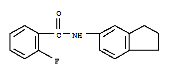 (9ci)-n-(2,3-二氫-1H-茚-5-基)-2-氟-苯甲酰胺結(jié)構(gòu)式_746614-43-7結(jié)構(gòu)式