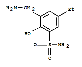 (9ci)-3-(氨基甲基)-5-乙基-2-羥基-苯磺酰胺結構式_748725-31-7結構式