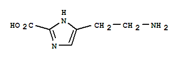 (9ci)-4-(2-氨基乙基)-1H-咪唑-2-羧酸結(jié)構(gòu)式_749799-30-2結(jié)構(gòu)式