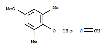 (9ci)-5-甲氧基-1,3-二甲基-2-(2-丙炔氧基)-苯結(jié)構(gòu)式_750624-37-4結(jié)構(gòu)式