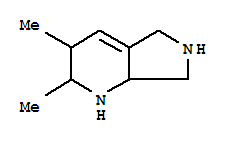 (9ci)-2,3,5,6,7,7a-六氫-2,3-二甲基-1H-吡咯并[3,4-b]吡啶結構式_752957-21-4結構式