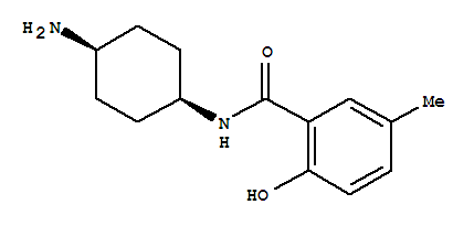 (9ci)-n-(順式-4-氨基環(huán)己基)-2-羥基-5-甲基-苯甲酰胺結(jié)構(gòu)式_752981-36-5結(jié)構(gòu)式