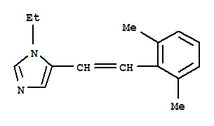 (9ci)-5-[2-(2,6-二甲基苯基)乙烯]-1-乙基-1H-咪唑結(jié)構(gòu)式_753403-92-8結(jié)構(gòu)式