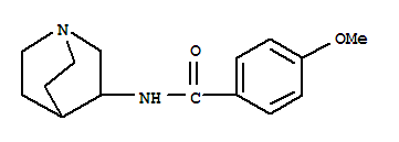 (9ci)-n-1-氮雜雙環(huán)[2.2.2]-3-辛基-4-甲氧基-苯甲酰胺結(jié)構(gòu)式_755709-80-9結(jié)構(gòu)式