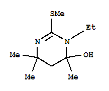 4-Pyrimidinol,3-ethyl-3,4,5,6-tetrahydro-4,6,6-trimethyl-2-(methylthio)-(9ci)Structure,756426-43-4Structure 4-Pyrimidinol,3-ethyl-3,4,5,6-tetrahydro-4,6,6-trimethyl-2-(methylthio)-(9ci) Structure,756426-43-4Structure