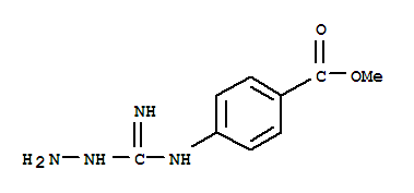 (9ci)-4-[(肼基亞氨基甲基)氨基]-苯甲酸甲酯結(jié)構(gòu)式_759400-69-6結(jié)構(gòu)式