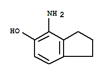 (9ci)-4-氨基-2,3-二氫-1H-茚-5-醇結(jié)構(gòu)式_759419-63-1結(jié)構(gòu)式