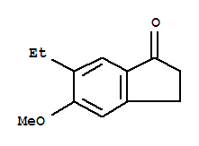 (9ci)-6-乙基-2,3-二氫-5-甲氧基-1H-茚-1-酮結(jié)構(gòu)式_760993-94-0結(jié)構(gòu)式
