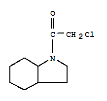 (9ci)-1-(氯乙?；?八氫-1H-吲哚結(jié)構(gòu)式_76395-68-1結(jié)構(gòu)式