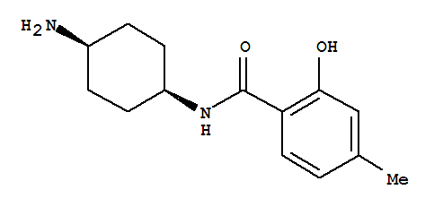 (9ci)-n-(順式-4-氨基環(huán)己基)-2-羥基-4-甲基-苯甲酰胺結(jié)構(gòu)式_764645-38-7結(jié)構(gòu)式
