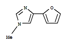 (9ci)-4-(2-呋喃)-1-甲基-1H-咪唑結(jié)構(gòu)式_764661-04-3結(jié)構(gòu)式