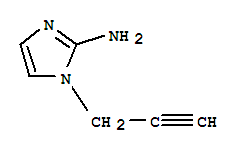 (9ci)-1-(2-丙炔)-1H-咪唑-2-胺結(jié)構(gòu)式_765246-46-6結(jié)構(gòu)式
