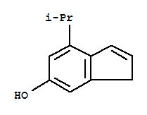 (9ci)-4-(1-甲基乙基)-1H-茚-6-醇結(jié)構(gòu)式_765913-96-0結(jié)構(gòu)式