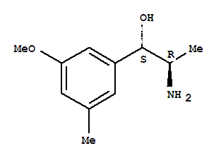 (r*,s*)-(9ci)-alpha-(1-氨基乙基)-3-甲氧基-5-甲基-苯甲醇結(jié)構(gòu)式_767224-44-2結(jié)構(gòu)式