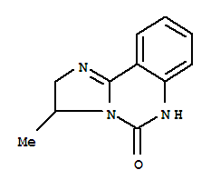 (9ci)-2,6-二氫-3-甲基-咪唑并[1,2-c]喹唑啉-5(3h)-酮結(jié)構(gòu)式_767583-48-2結(jié)構(gòu)式