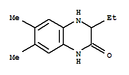 (9ci)-3-乙基-3,4-二氫-6,7-二甲基-2(1H)-喹噁啉酮結構式_769132-58-3結構式