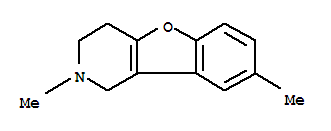 (9ci)-1,2,3,4-四氫-2,8-二甲基-苯并呋喃并[3,2-c]吡啶結(jié)構(gòu)式_769859-75-8結(jié)構(gòu)式