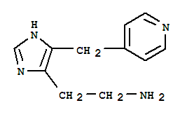 (9ci)-5-(4-吡啶甲基)-1H-咪唑-4-乙胺結(jié)構(gòu)式_769912-44-9結(jié)構(gòu)式