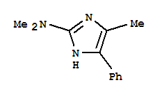 (9ci)-n,n,4-三甲基-5-苯基-1H-咪唑-2-胺結(jié)構(gòu)式_772998-05-7結(jié)構(gòu)式
