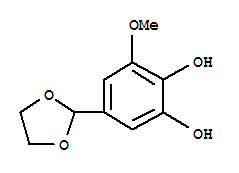 (9ci)-5-(1,3-二氧雜烷-2-基)-3-甲氧基-1,2-苯二醇結(jié)構(gòu)式_773094-37-4結(jié)構(gòu)式