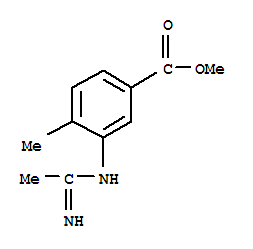 (9ci)-3-[(1-亞氨基乙基)氨基]-4-甲基-苯甲酸甲酯結(jié)構(gòu)式_773103-89-2結(jié)構(gòu)式