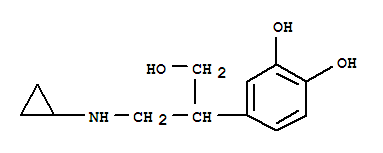 (9ci)-4-[2-(環(huán)丙基氨基)-1-(羥基甲基)乙基]-1,2-苯二醇結(jié)構(gòu)式_773787-25-0結(jié)構(gòu)式