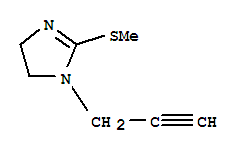 (9ci)-4,5-二氫-2-(甲基硫代)-1-(2-丙炔)-1H-咪唑結構式_774504-41-5結構式
