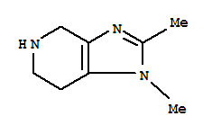 (9ci)-4,5,6,7-四氫-1,2-二甲基-1H-咪唑并[4,5-c]吡啶結構式_776250-13-6結構式