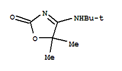 (9ci)-4-[(1,1-二甲基乙基)氨基]-5,5-二甲基-2(5H)-噁唑酮結構式_77626-29-0結構式