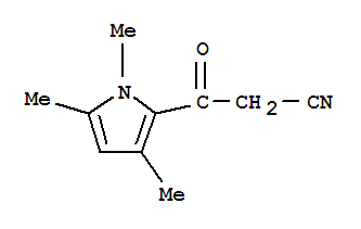 (9ci)-1,3,5-三甲基--bta--氧代-1H-吡咯-2-丙腈結構式_77640-13-2結構式