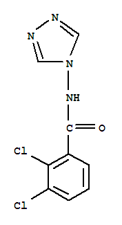 (9ci)-2,3-二氯-n-4H-1,2,4-噻唑-4-基-苯甲酰胺結(jié)構(gòu)式_777874-60-9結(jié)構(gòu)式