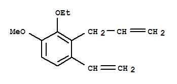(9ci)-1-乙烯-3-乙氧基-4-甲氧基-2-(2-丙烯基)-苯結(jié)構(gòu)式_778638-77-0結(jié)構(gòu)式