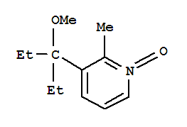 Pyridine, 3-(1-ethyl-1-methoxypropyl)-2-methyl-, 1-oxide (9ci)Structure,780801-52-7Structure Pyridine, 3-(1-ethyl-1-methoxypropyl)-2-methyl-, 1-oxide (9ci) Structure,780801-52-7Structure