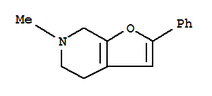 (9ci)-4,5,6,7-四氫-6-甲基-2-苯基-呋喃并[2,3-c]吡啶結構式_781581-23-5結構式