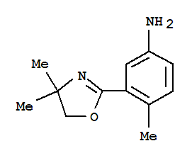 (9ci)-3-(4,5-二氫-4,4-二甲基-2-噁唑)-4-甲基-苯胺結(jié)構(gòu)式_782499-18-7結(jié)構(gòu)式