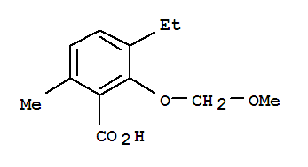 (9ci)-3-乙基-2-(甲氧基甲氧基)-6-甲基-苯甲酸結構式_783266-21-7結構式