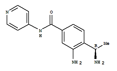 (r)-(9ci)-3-氨基-4-(1-氨基乙基)-n-4-吡啶-苯甲酰胺結(jié)構(gòu)式_783282-12-2結(jié)構(gòu)式