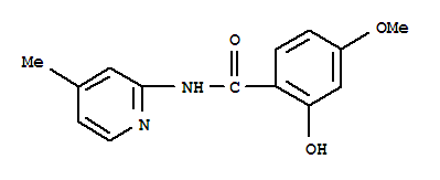 (9ci)-2-羥基-4-甲氧基-n-(4-甲基-2-吡啶)-苯甲酰胺結(jié)構(gòu)式_783370-93-4結(jié)構(gòu)式