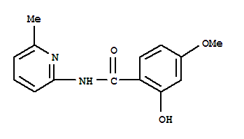 (9ci)-2-羥基-4-甲氧基-n-(6-甲基-2-吡啶)-苯甲酰胺結構式_783370-96-7結構式