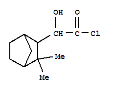 (9ci)-alpha-羥基-3,3-二甲基-雙環(huán)[2.2.1]庚烷-2-乙酰氯結(jié)構(gòu)式_78925-02-7結(jié)構(gòu)式