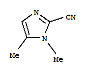 (9ci)-1,5-二甲基-1H-咪唑-2-甲腈結(jié)構(gòu)式_79080-37-8結(jié)構(gòu)式