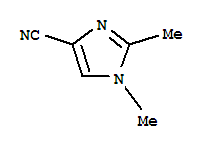 (9ci)-1,2-二甲基-1H-咪唑-4-甲腈結(jié)構(gòu)式_79080-38-9結(jié)構(gòu)式