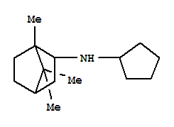 (9ci)-n-環(huán)戊基-1,7,7-三甲基-雙環(huán)[2.2.1]庚烷-2-胺結(jié)構(gòu)式_791015-48-0結(jié)構(gòu)式