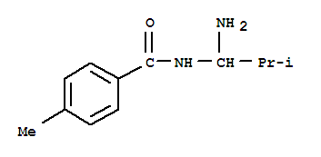 (9ci)-n-(1-氨基-2-甲基丙基)-4-甲基-苯甲酰胺結(jié)構(gòu)式_791575-93-4結(jié)構(gòu)式