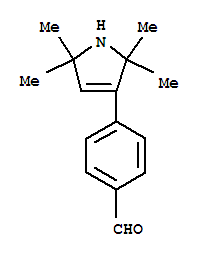 (9ci)-4-(2,5-二氫-2,2,5,5-四甲基-1H-吡咯-3-基)-苯甲醛結(jié)構(gòu)式_791591-59-8結(jié)構(gòu)式